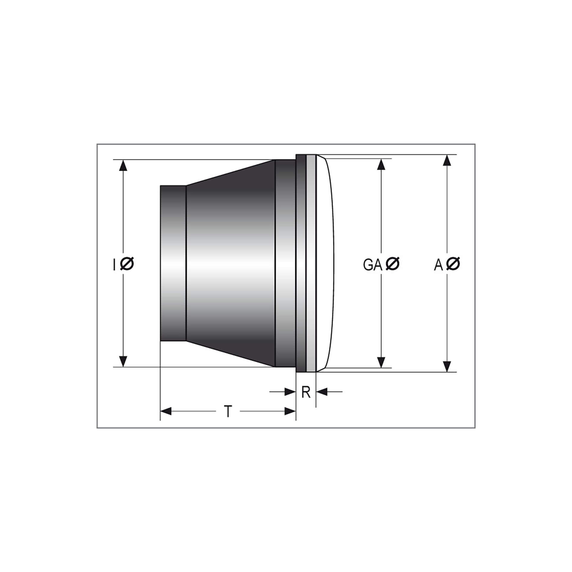 shin_yo Wkład reflektora H4, szkło wytłaczane, 7 cali (176 mm) z oświetleniem postojowym