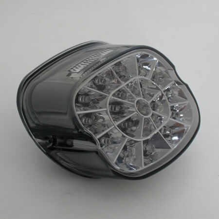shin_yo Tylne światło LED, przyciemniane szkło i chromowany reflektor, dla wielu modeli HD 1973-1998